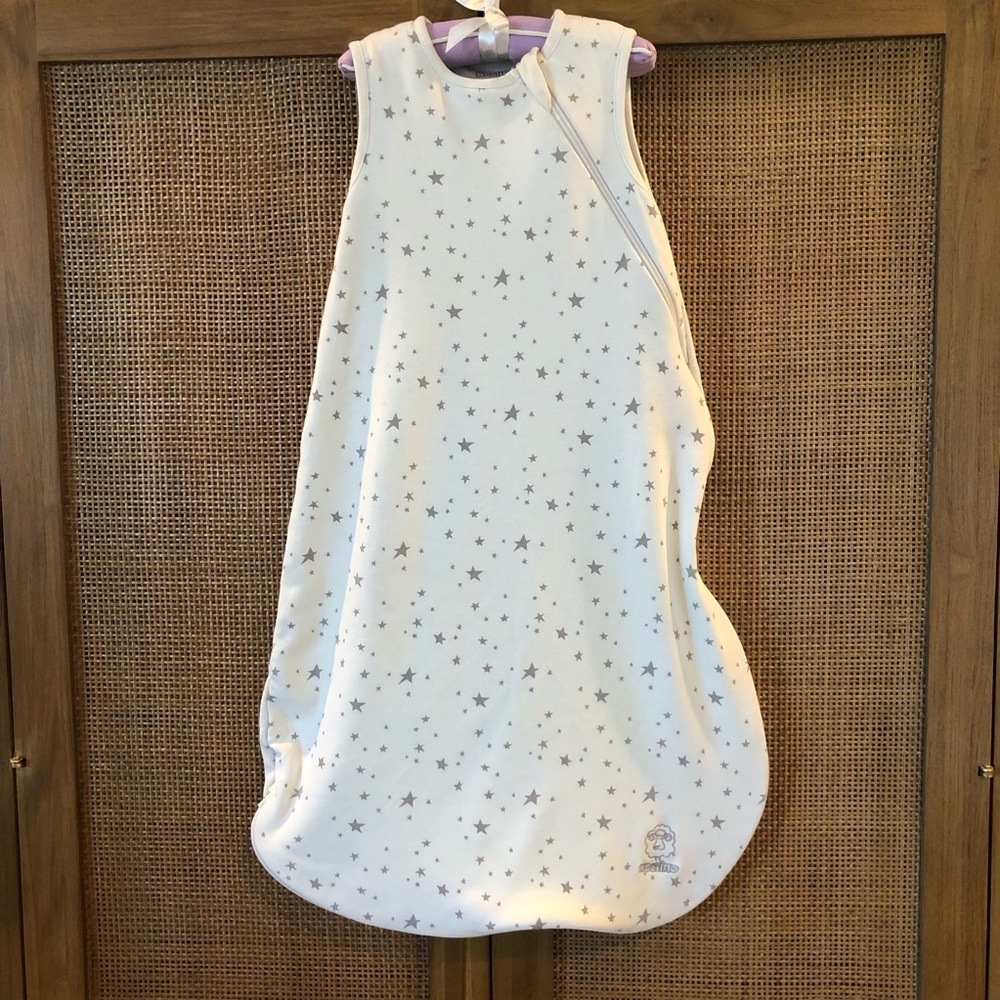 Woolino 4 Season Sleep Sack. Merino Wool & Organic Cotton. 6-18 months.